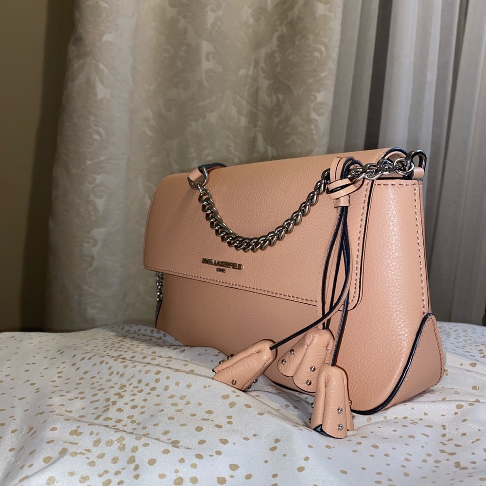 Karl ledgerfeld peach purse